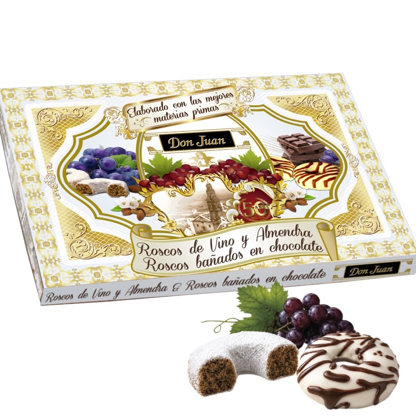 Roscos de Vino y Almendra y Roscos de Chocolate Blanco