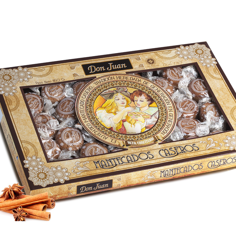 Estuche de mantecados caseros