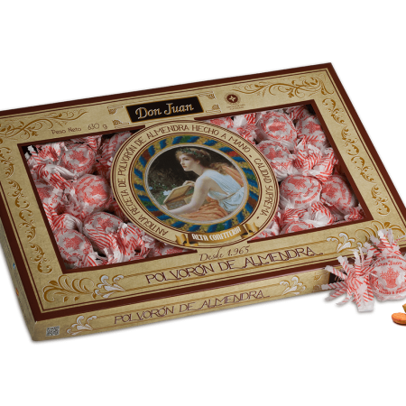 Estuche polvorón de almendra