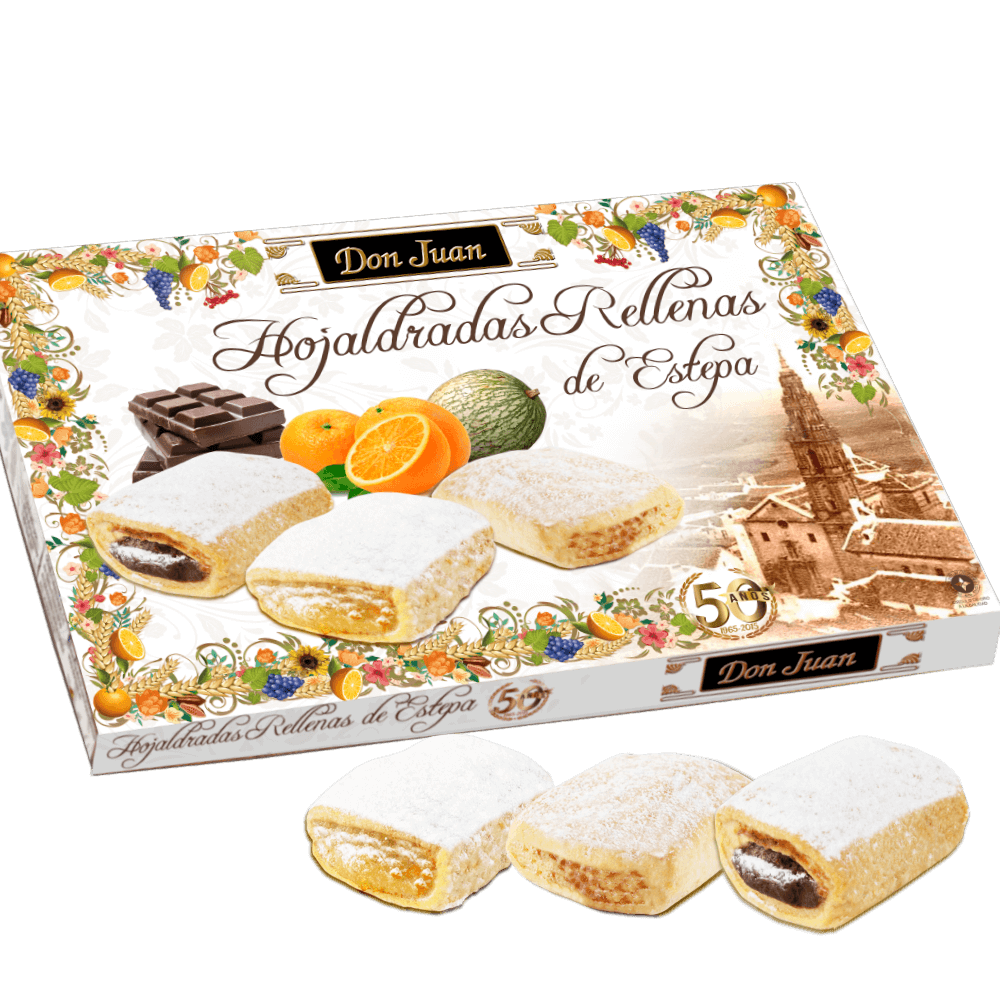 Hojaldradas rellenas de Estepa