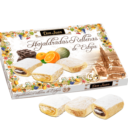 Hojaldradas rellenas de Estepa