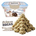 Rocas de Almendra y Cereales con Chocolate Blanco