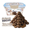 Rocas de Galletas Caramelizadas con Chocolate con Leche